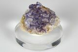 Purple Edge Fluorite Crystal Cluster - China #182789-1